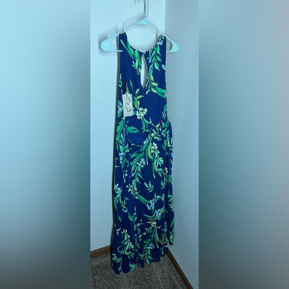 NWT Tommy Bahama Glow Maxi Dress in Island Navy Size 14 - Picture 4 of 4